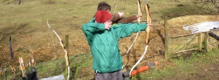 Field Archery Lake District Autumn sunshine.